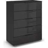 Rauch Highboard 80 x 100 x 42 cm Schwarz