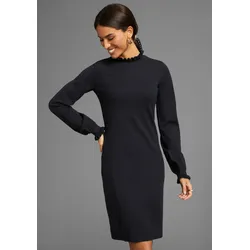 Strickkleid, festlich, lang, figurbetont, aus Viskosemischung - NEUE FARBEN, Gr. 46 - N-Gr, schwarz, , 64219331-46 N-Gr