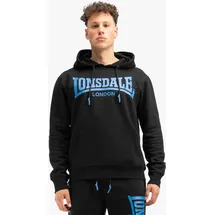 Lonsdale Chatsworth Hoodie Schwarz/Blau L