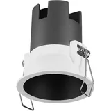 Osram SPOT TWIST Einbau-Downlight, schwarz, 5W, 400lm, 840 WT, 70mm Durchmesser, kaltweiße Lichtfarbe, bis zu 90% Energieersparnis im Vergleich zu... - Weiß