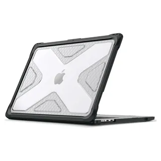 Fintie Hülle Kompatibel mit MacBook Air 15 M4 M3 M2 (2025-2023) A3241 A3114 A2941, Ganzkörper-Rugged Hybrid Schutzhülle TPU Stoßstange Case Kom... - Transparent