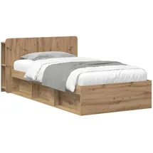 vidaXL Bett, Bettrahmen 90 x 190 cm
