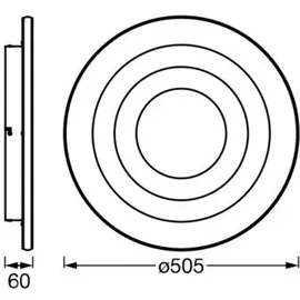 LEDVANCE Orbis 1 LED 50 cm Metall