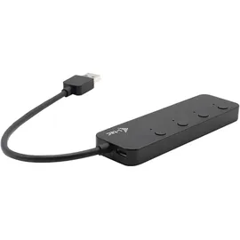 iTEC i-tec USB 3.0 Metal HUB 4 Port USB-A 5 GBit/s Schwarz I-TEC USB 3.0 4 Port