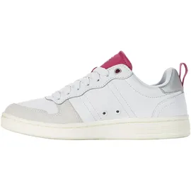 K-Swiss Damen Lozan Sneaker, White/Raspberry/StarWhite/Silver, 40 EU