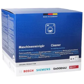 Bosch Reiniger Vorteilspack: 4x Waschmaschinenreiniger