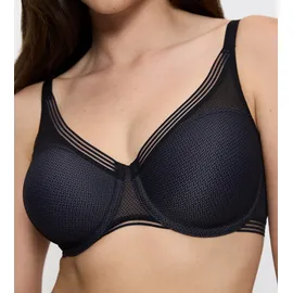 Triumph Infinite Sensation W01, mit Bügel, ohne Polsterung, Verstellbare Träger, 75C, Schwarz C, 75 Damen Minimizer-BH