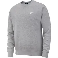 Nike Sportswear Club Fleece Crew Sweatshirt Herren dk grey heather/white XXL