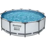 BESTWAY Pool »Steel ProMAXTM«, Stahlrahmenpool-Set, Filterpumpe, Sicherheitsleiter 366x100 cm