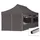 TOOLPORT Faltpavillon Economy 3 x 6 m inkl. 4 Seitenteile dunkelgrau