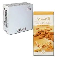 Lindt Les Grandes Weiße Schokolade Mandeln 32% 15x 150g Tafel