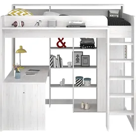 Parisot Hochbett Higher 90 x 200 cm Kiefer beige