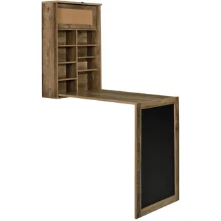 [en.casa] Wandklapptisch Kläppen 50 x 91,5 x 156 cm Beige
