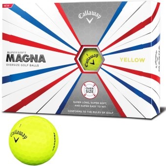 Callaway Supersoft Magna Golfball 12er gelb