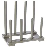Esschert Design Stiefelhalter 42 x 42 x 26 cm grau / grau