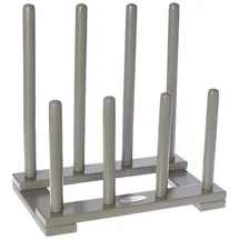 Esschert Design Stiefelhalter 42 x 42 x 26 cm grau / grau