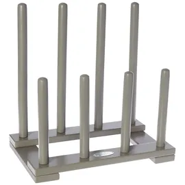 Esschert Design Stiefelhalter 42 x 42 x 26 cm grau / grau