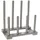 Esschert Design Stiefelhalter 42 x 42 x 26 cm grau / grau