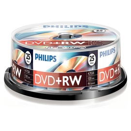 Philips DVD+RW 4,7GB 4x 25er Spindel