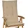 Beautissu Hochlehner Auflage 120 x 50 x 6 cm beige 6-tlg.
