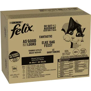FELIX 	So gut wie es aussieht in Gelee Sorten-Mix 120 x 85 g 