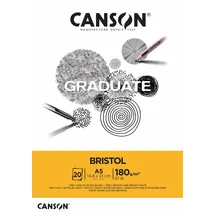 Canson Bristol Block 20 Blatt 180 g/m2 Hellweiß