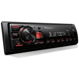 Pioneer MVH-230BT 1DIN Bluetooth Autoradio mit USB-Eingängen, Smartphone-Konnektivität, Freisprecheinrichtung
