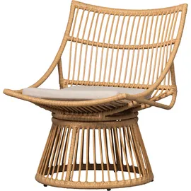 Woood Alatna Rattanstuhl 64 x 53 x 80 cm beige