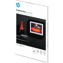 hp Fotopapier Premium Plus A4 300g weiß semi-gloss