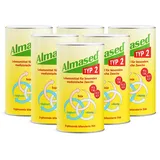 Almased Typ 2 Pulver zur Senkung des Blutzuckerspiegels und HbA1c-Wertes– 6x500g – 60 Portionen - ohne künstliche Zusätze– vegetarisch und glutenfrei