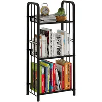 Leiterregal, Bücherregal mit 3 Ebenen, Freistehendes Regal, Büroregal, Standr...