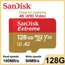 SanDisk SDXC Extreme Speicherkarte Micro SDXC 128 GB Class 30 A2 U3