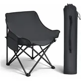 sunula Campingstuhl Faltbar Dunkelgrau