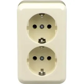 Elso Schuko-Steckdose 2-fach 16A perlweiß 1 St.