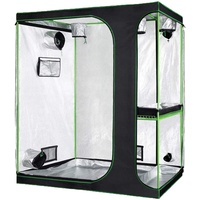 Gewächshaus Indoor Grow Pflanzenzelt Zuchtzelt Gewächszelt Tent Zelt Schrank Box G17