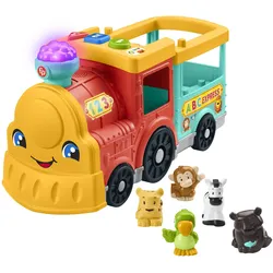 Fisher-Price Little People ABC Zug inkl. Tierfreunde Figuren, Lernspielzeug