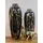 Gilde Vase Afrika Glas braun Höhe 61,5 cm Durchmesser 23 cm Dekoration Wohnaccessoire Geschenk Wohnzimmer