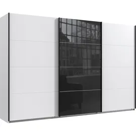 WIMEX Schwebetürenschrank Norderstedt 313 x 210 x 64 cm Weiß/Schwarz