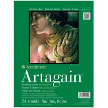 Strathmore - 445-9 Paper 400 Series Artagain Pad, 22,9 x 30,5 cm, sortiert
