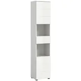 MID.YOU Vira Hochschrank 38 x 190 x 34 cm Weiß MDF/Spanplatte