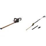 WORX WG286E.9 NITRO Profi Akku Heckenschere 40V & WG252E.9 Akku Teleskop Heckenschere - 45cm Schnittbreite