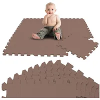 LittleTom 9 Teile Baby Kinder Puzzlematte ab Null - 30x30 Puzzle Spielmatte Krabbelmatte