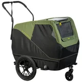 XLC Bs-c12 L Hundeanhänger - Green / Black - Max 60 kg