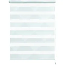 GARDINIA Doppelrollo Triangle 60 x 150 cm grau/weiß