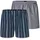 SCHIESSER Boxershorts gestreift blau S 2er Pack