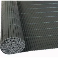 Estexo Sichtschutzmatte 140 x 300 cm grau PVC