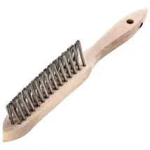 Lessmann Kehlnahtbürste V4A glatt 3-reihig 0,3 mm