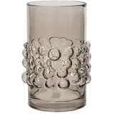 Kaemingk Vase Glas in Farbe Grau