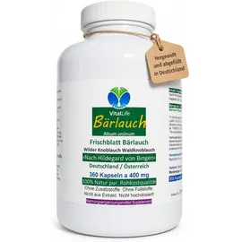 VitalLife Wilder Frischblatt Bärlauch Kapseln 360 St.