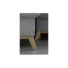 miuform Eckcouch Polyester 2-Sitzer Grau